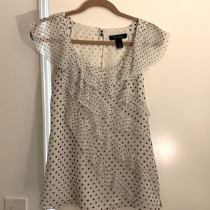 Flirty polka dot blouse
